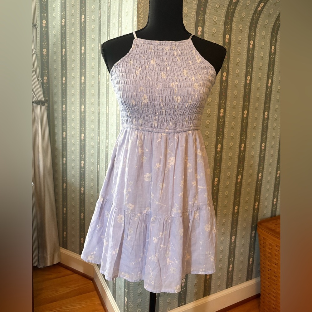 Abercrombie Kids Light Blue Floral Dress